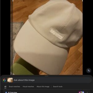 Lululemon Baller Ivory Baseball Cap athletic yoga EUC